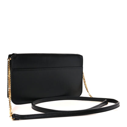 Saint Laurent Smooth Calfskin Monogram Phone Holder Crossbody Black 3 of 12