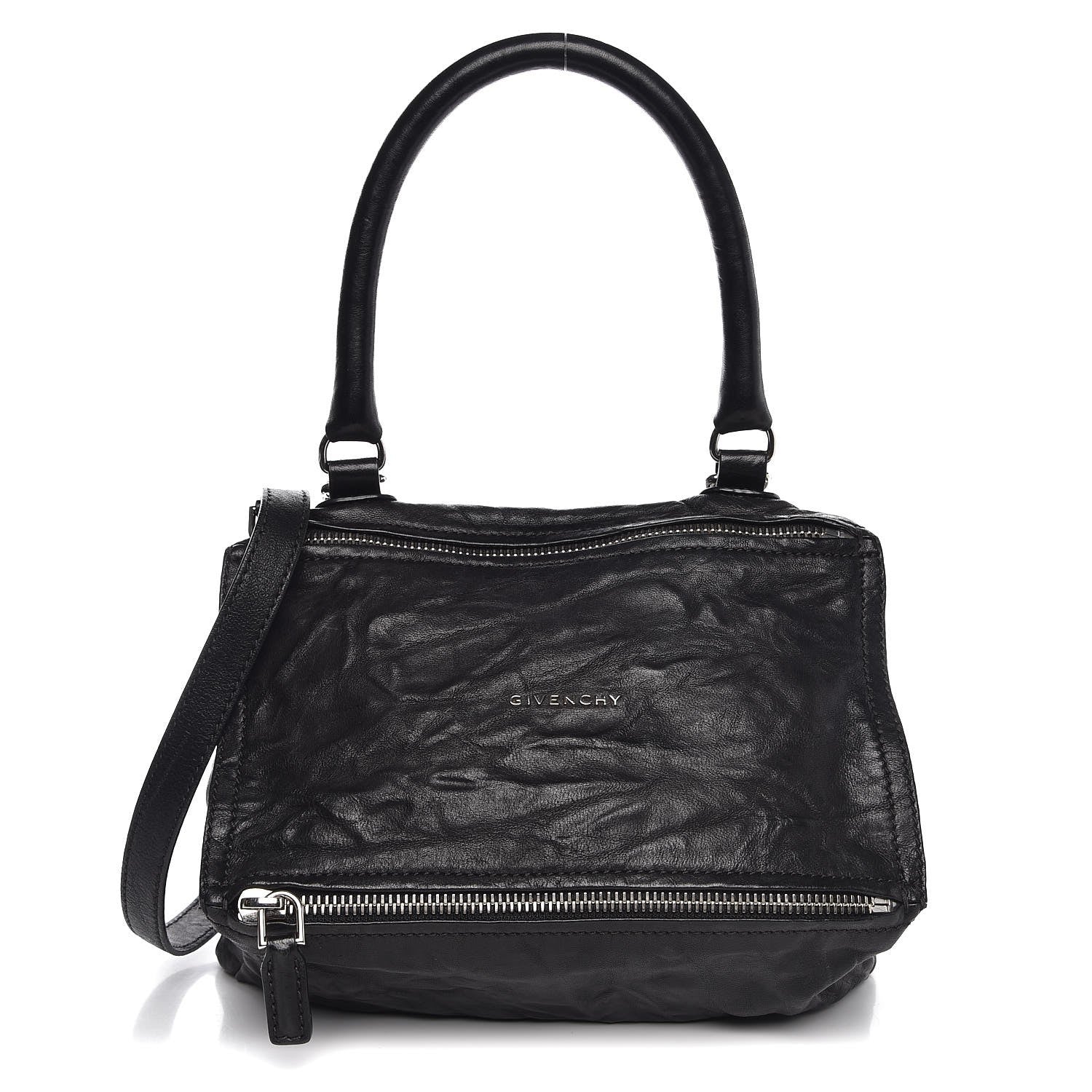 Givenchy Tumbled Sheepskin Small Pandora Black 1 of 12