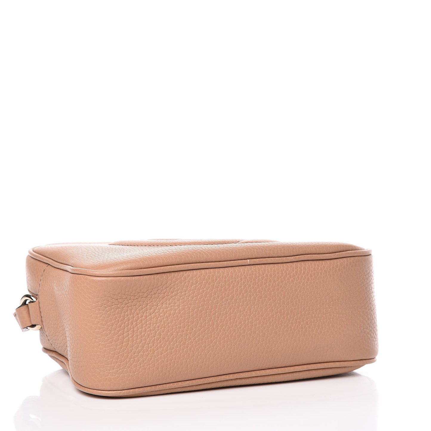 Pebbled Calfskin Small Soho Disco Bag Camelia