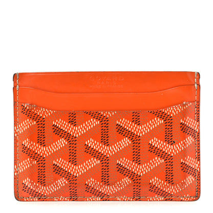 Goyard Goyardine Saint Sulpice Card Holder Orange 1 of 11