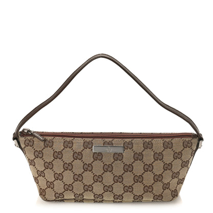 Gucci Monogram Boat Pochette Brown 1 of 9