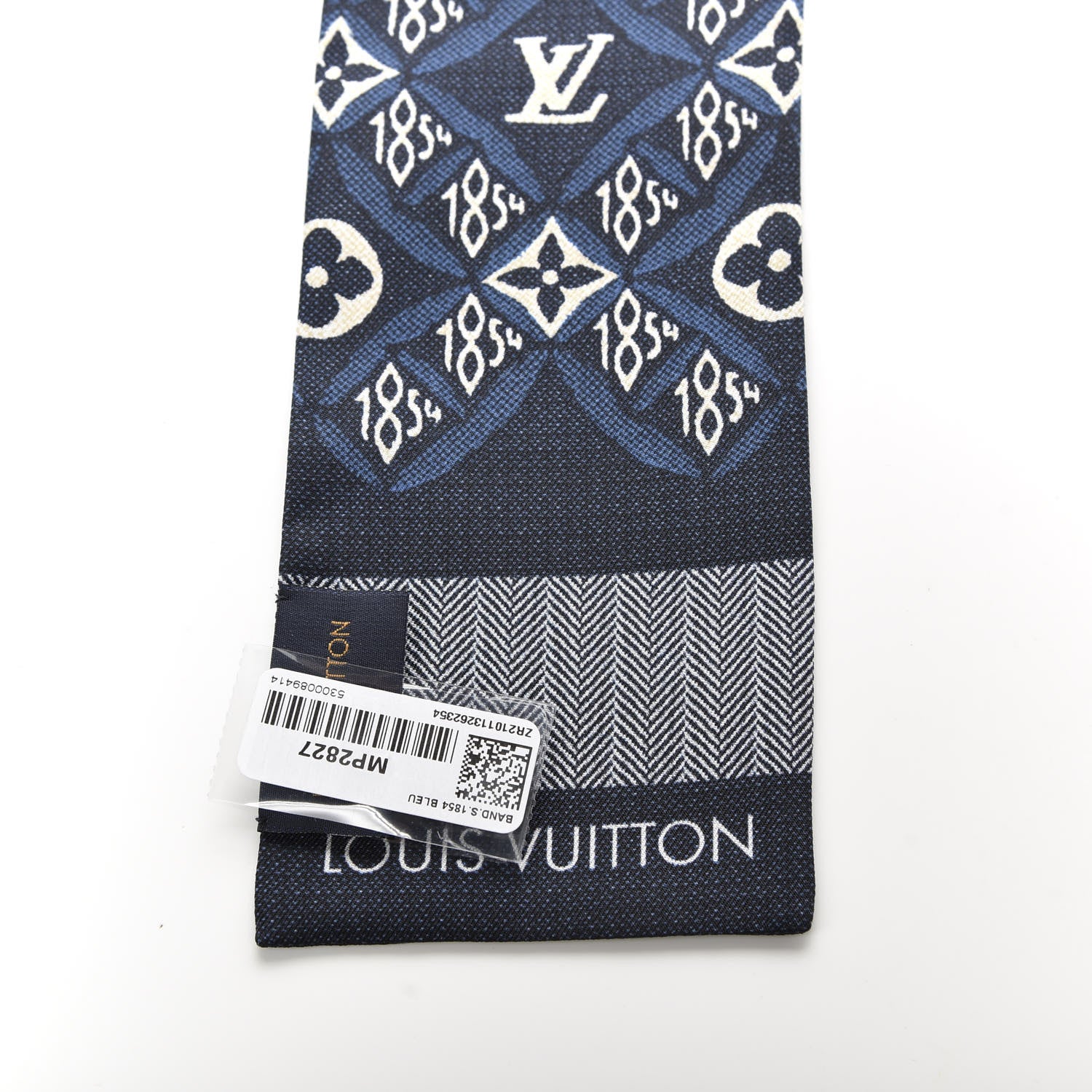 Louis Vuitton Silk Since 1854 Bandeau Blue 3 of 4