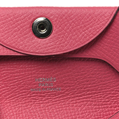Hermes Epsom Bastia Coin Purse Rose Jaipur 6 of 7