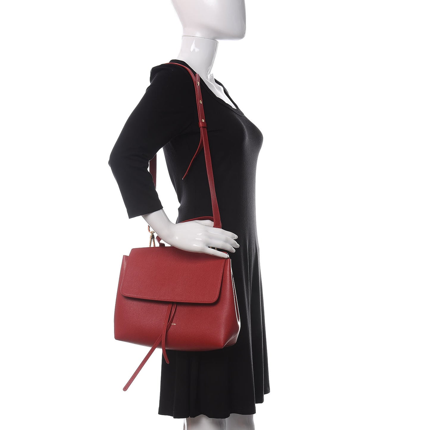 Saffiano Mini Lady Bag Flamma