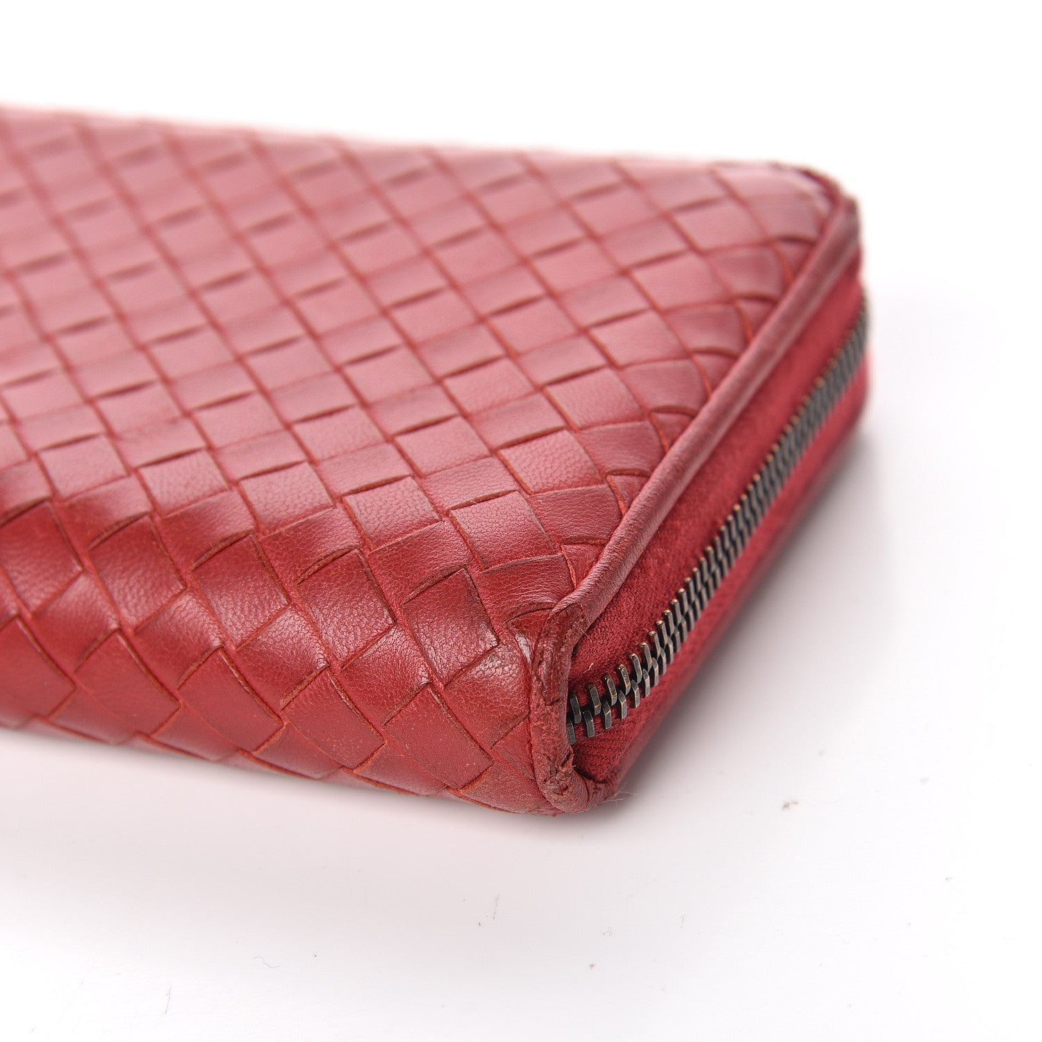 Bottega Veneta Nappa Intrecciato Zip Around Wallet 8 of 16