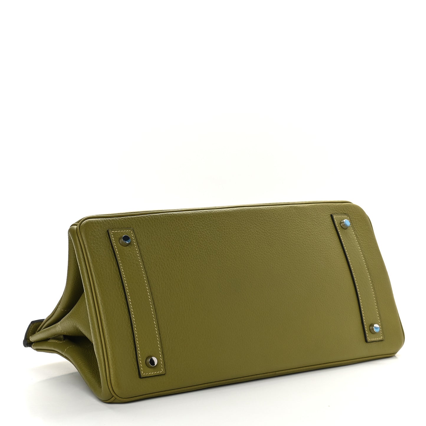 Taurillon Clemence JPG Birkin 42 Chartreuse
