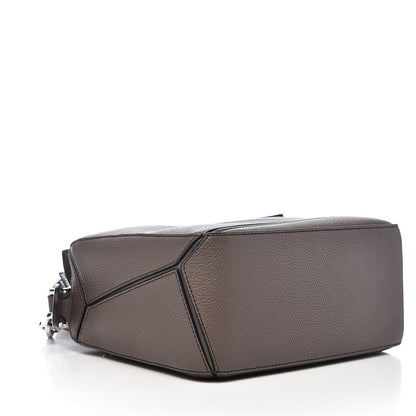 Loewe Calfskin Small Puzzle Bag Dark Taupe 4 of 9