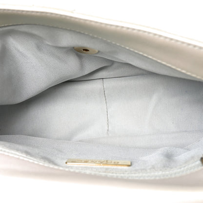 Chanel Iridescent Calfskin Quilted Medium Chanel 19 Flap White 5 of 10