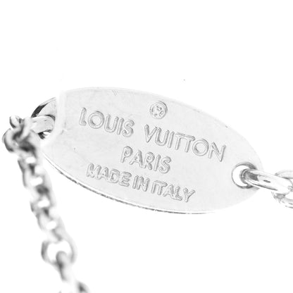 Louis Vuitton Metal Essential V Supple Necklace Silver 6 of 6