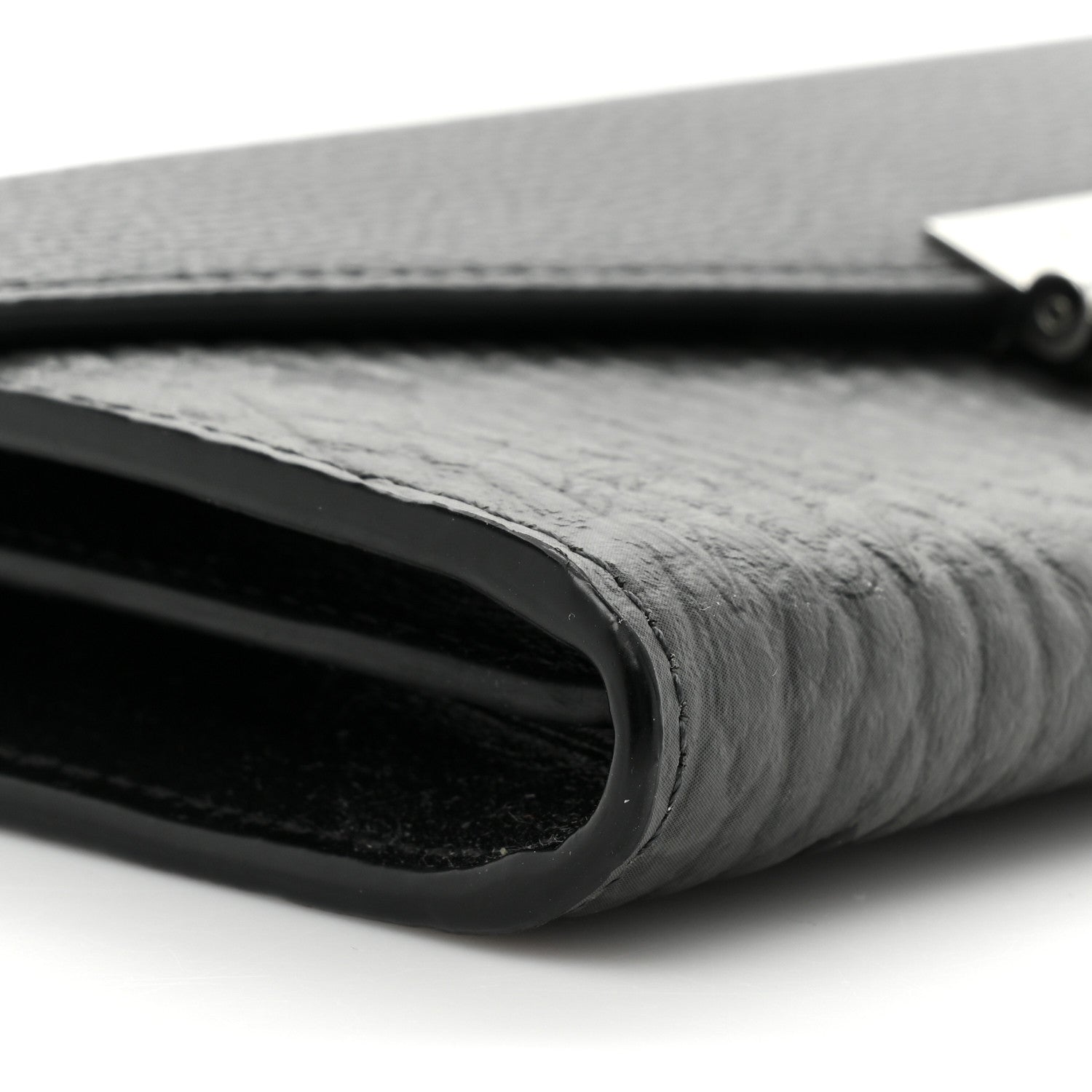 MCM Visetos Calfskin Large Patricia Wallet On Chain Black 11 of 13