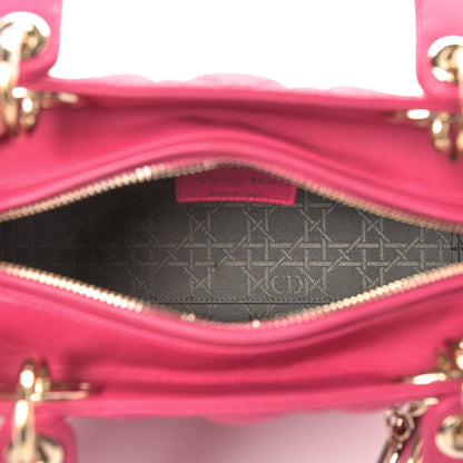 Christian Dior Lambskin Cannage Medium Lady Dior Pink 5 of 11