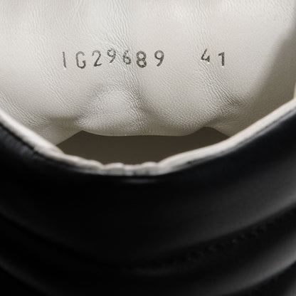 Chanel Calfskin Suede Zipped Sneakers Beige Clair Black 41 7 of 8