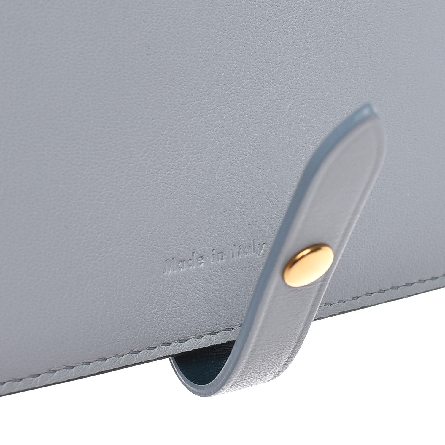 Celine Shiny Smooth Calfskin Large Multifunction Strap Wallet Dark Green Mineral 7 of 9