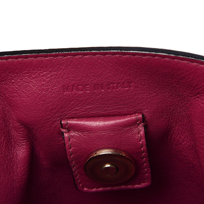 Christian Dior Bullcalf Large Diorissimo Tote Black Rose Indien 6 of 7