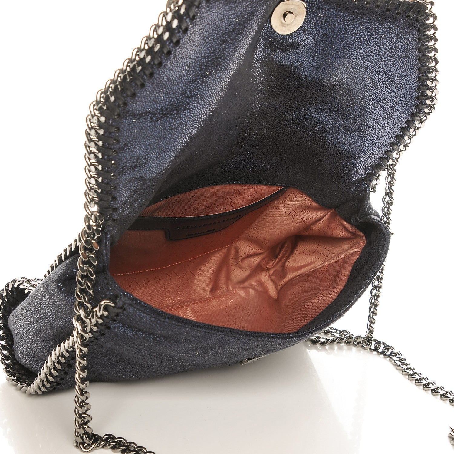 Stella McCartney Shaggy Deer Falabella Mini Crossbody Bag Lapis Navy 5 of 6