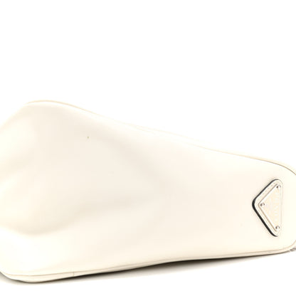 Prada Grace Lux Triangle Shoulder Bag White 10 of 11