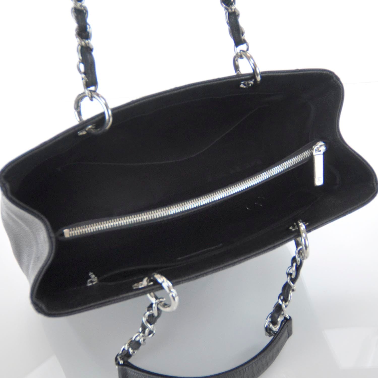Chanel Caviar Grand Shopping Tote GST Black 7 of 9