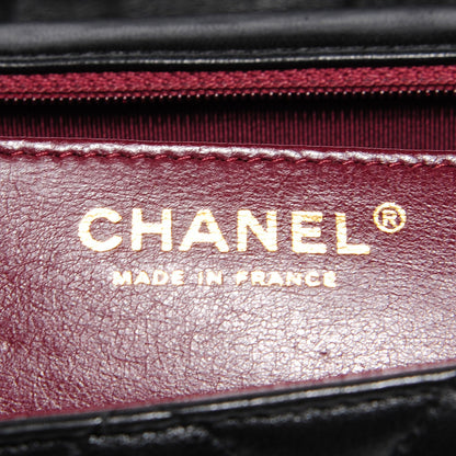 Chanel Lambskin Quilted Maxi Single Flap Black 6 of 7