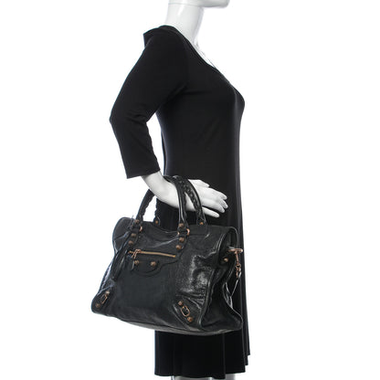 Balenciaga Agneau Giant 12 Rose Gold Hardware City Black 3 of 10