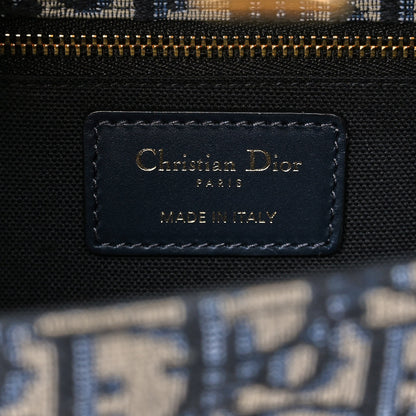 Christian Dior Oblique 30 Montaigne Chain Flap Bag Blue 5 of 12