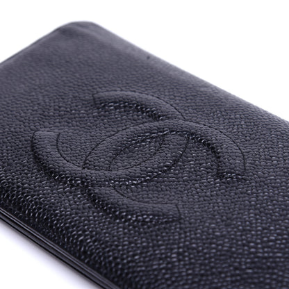 Chanel Caviar Timeless CC Yen Wallet Black 8 of 12