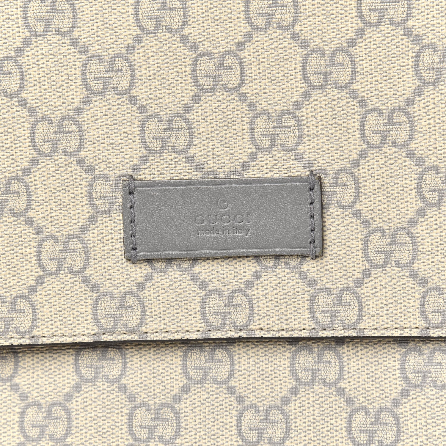 Gucci GG Plus Monogram Messenger Diaper Bag Ecru Grigio 10 of 11