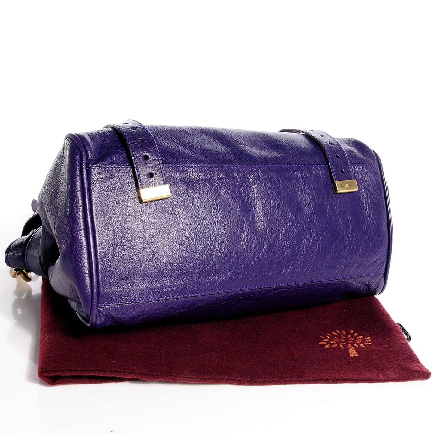 Soft Buffalo Leather Medium Alexa Grape