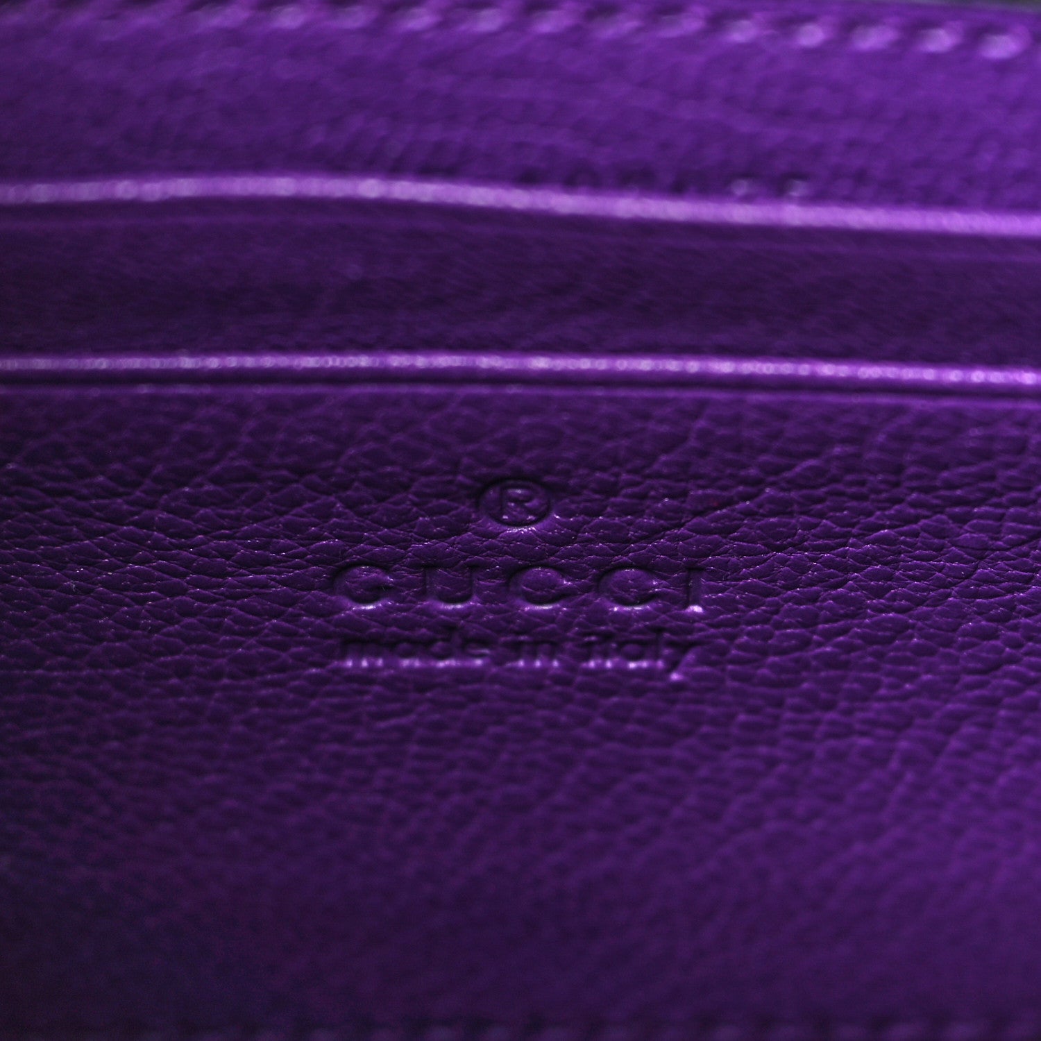 Gucci Goatskin Small Aphrodite Shoulder Bag Shine Purple 6 of 11