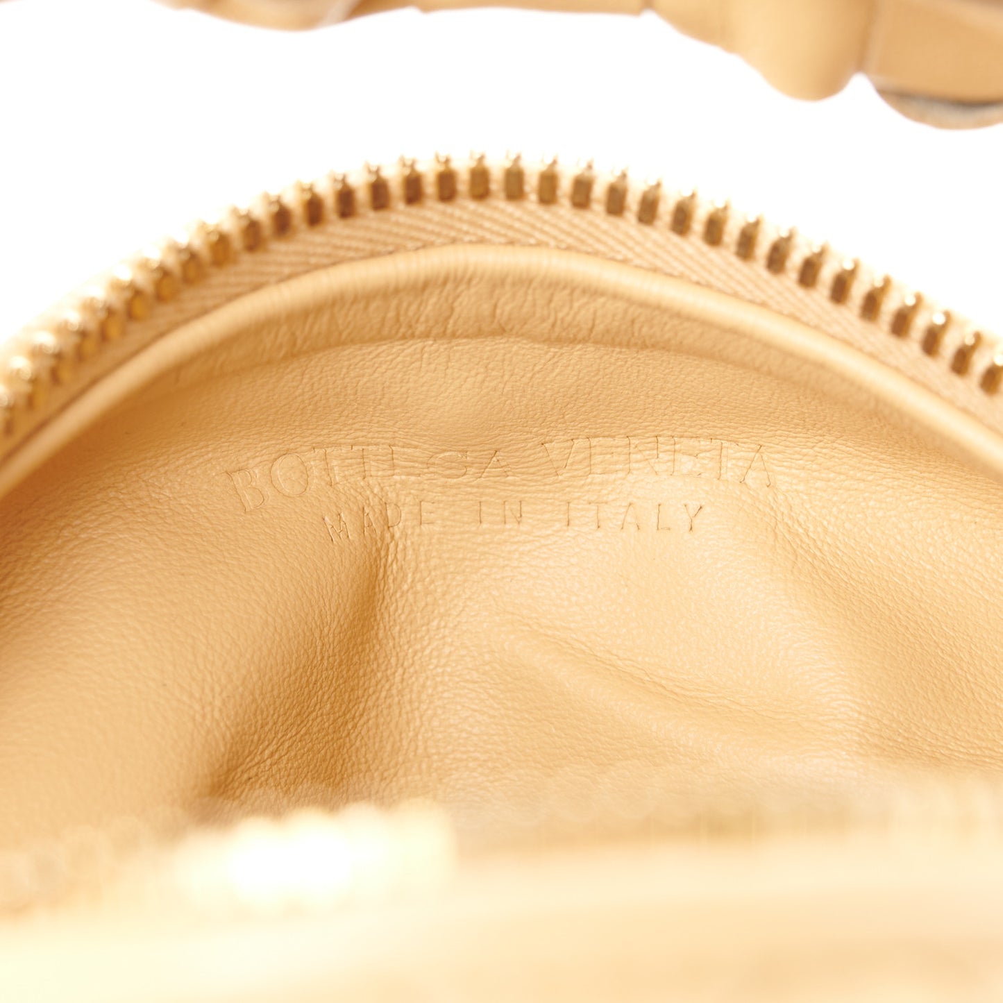 Nappa Intrecciato Mini Jodie Almond