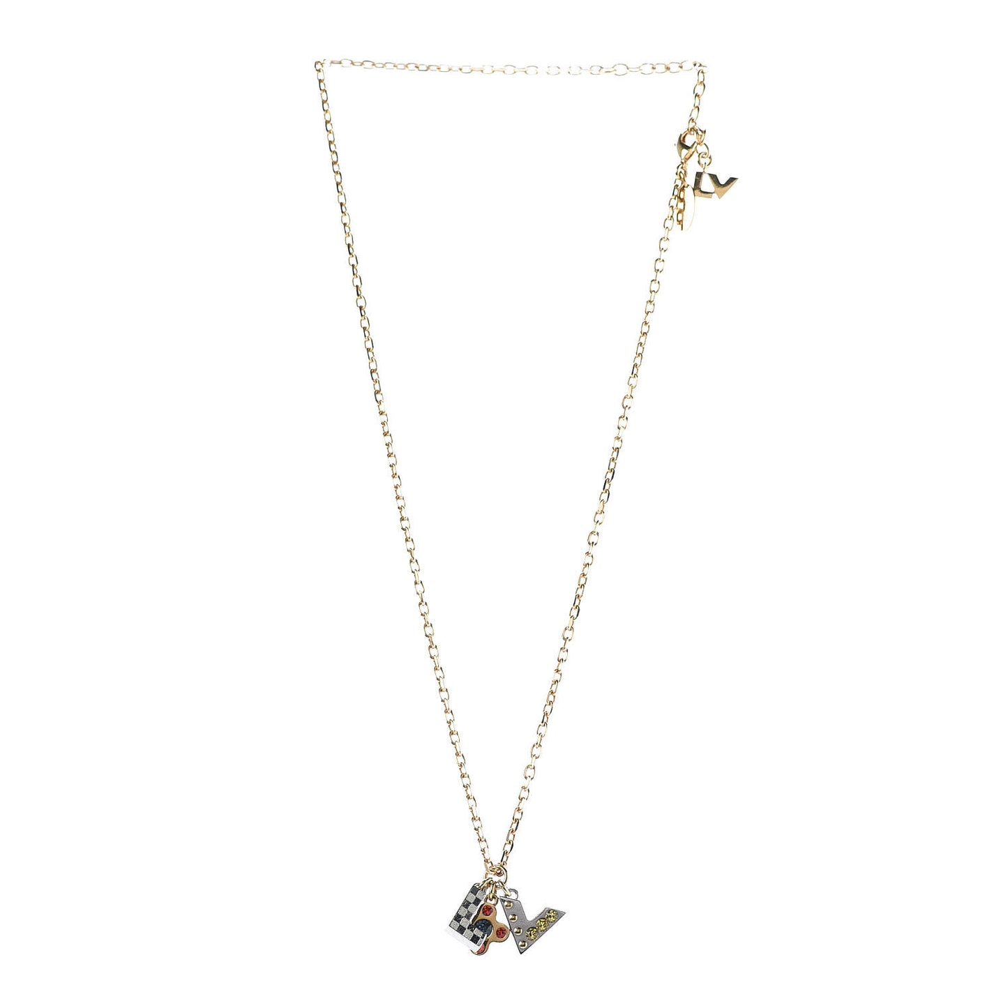 Love Letters Pendant Necklace Mutlicolor