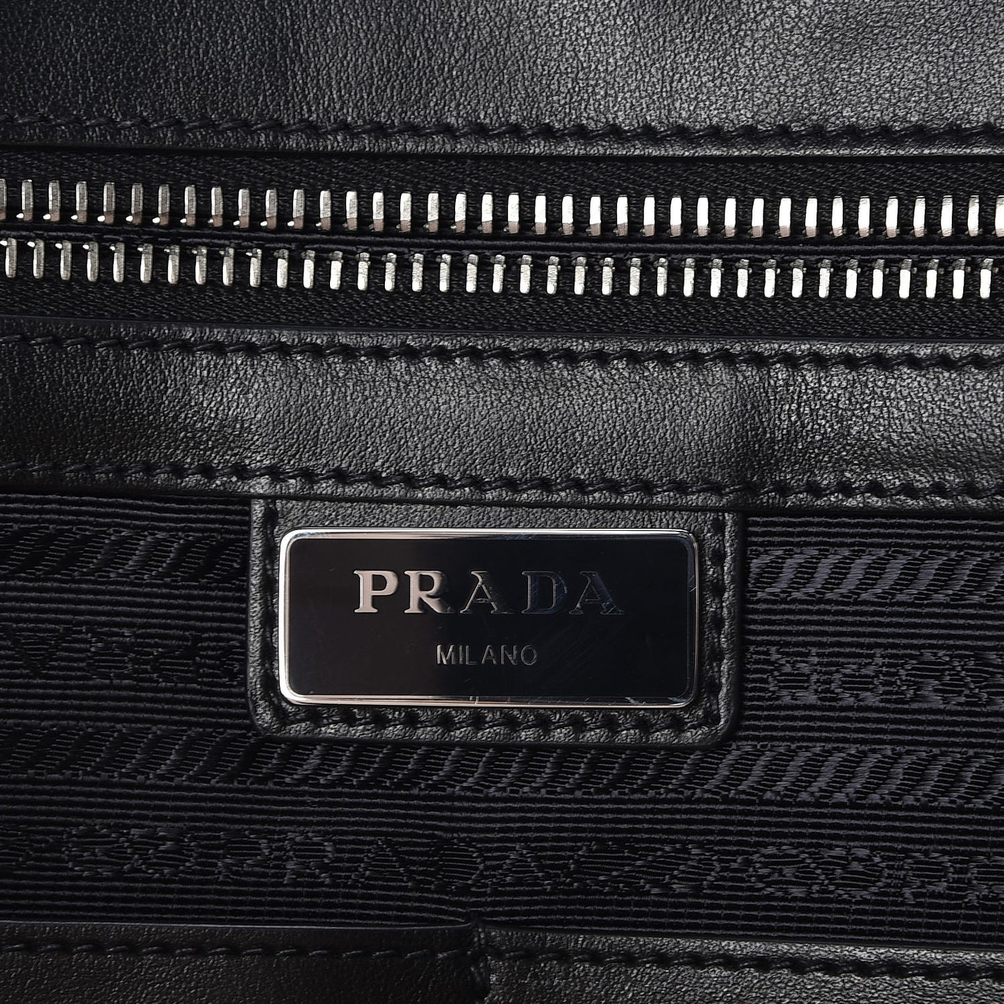 Saffiano Travel Briefcase Black