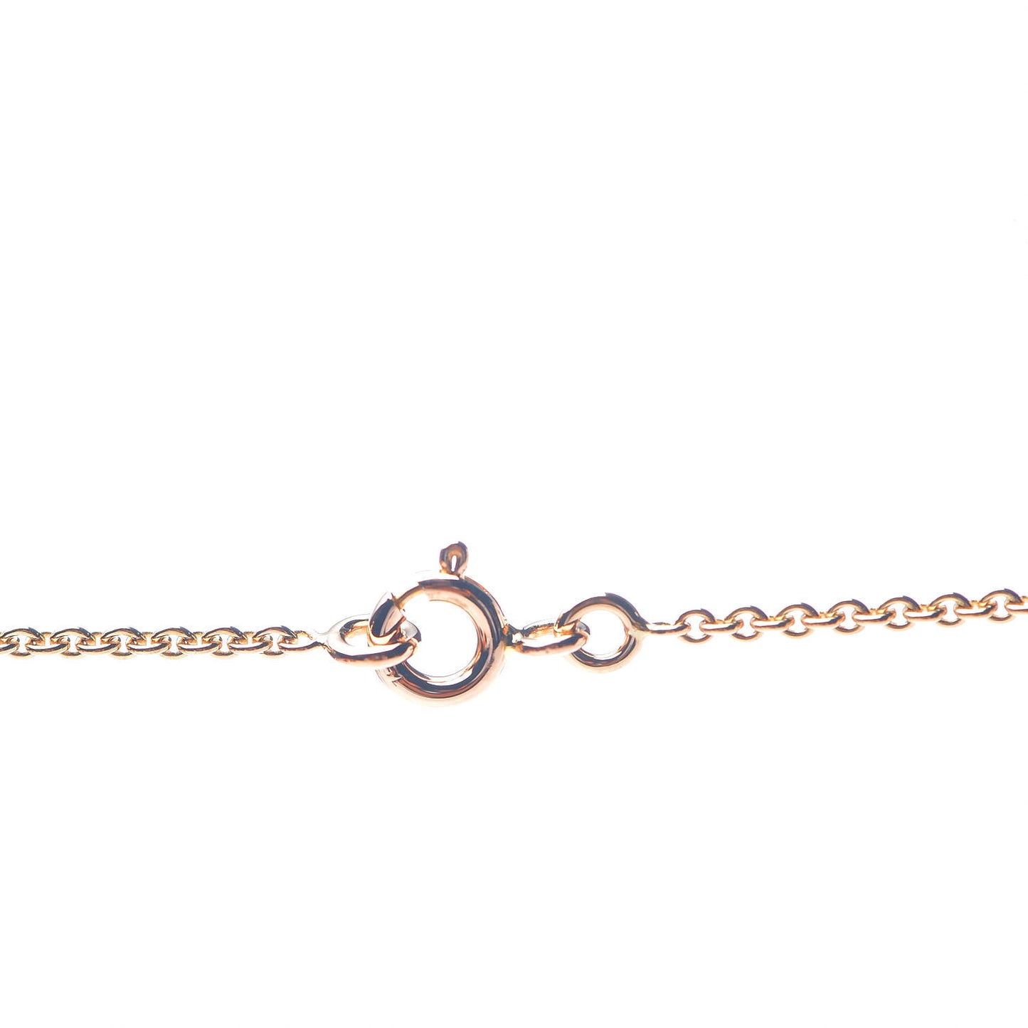 18K Rose Gold Diamond Kelly Amulette Pendant Necklace