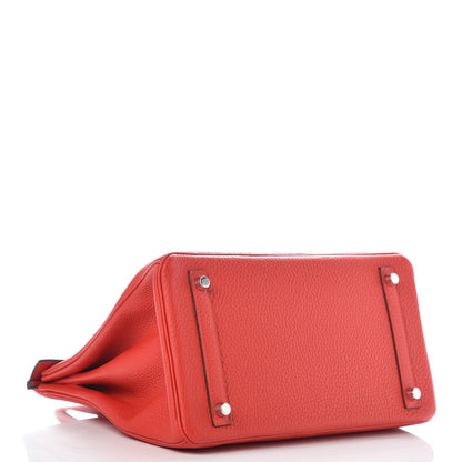 Hermes Togo Birkin 30 Rouge de Coeur 5 of 37