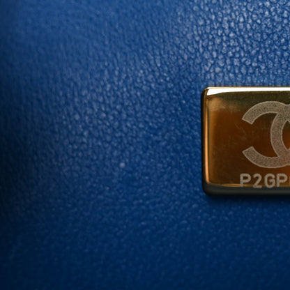 Chanel Lambskin Quilted Mini Rectangular Flap Blue 7 of 11