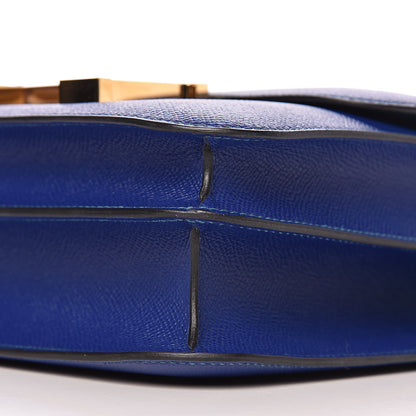 Hermes Epsom Horseshoe Constance 24 Bleu Electric Bleu Paon 22 of 25