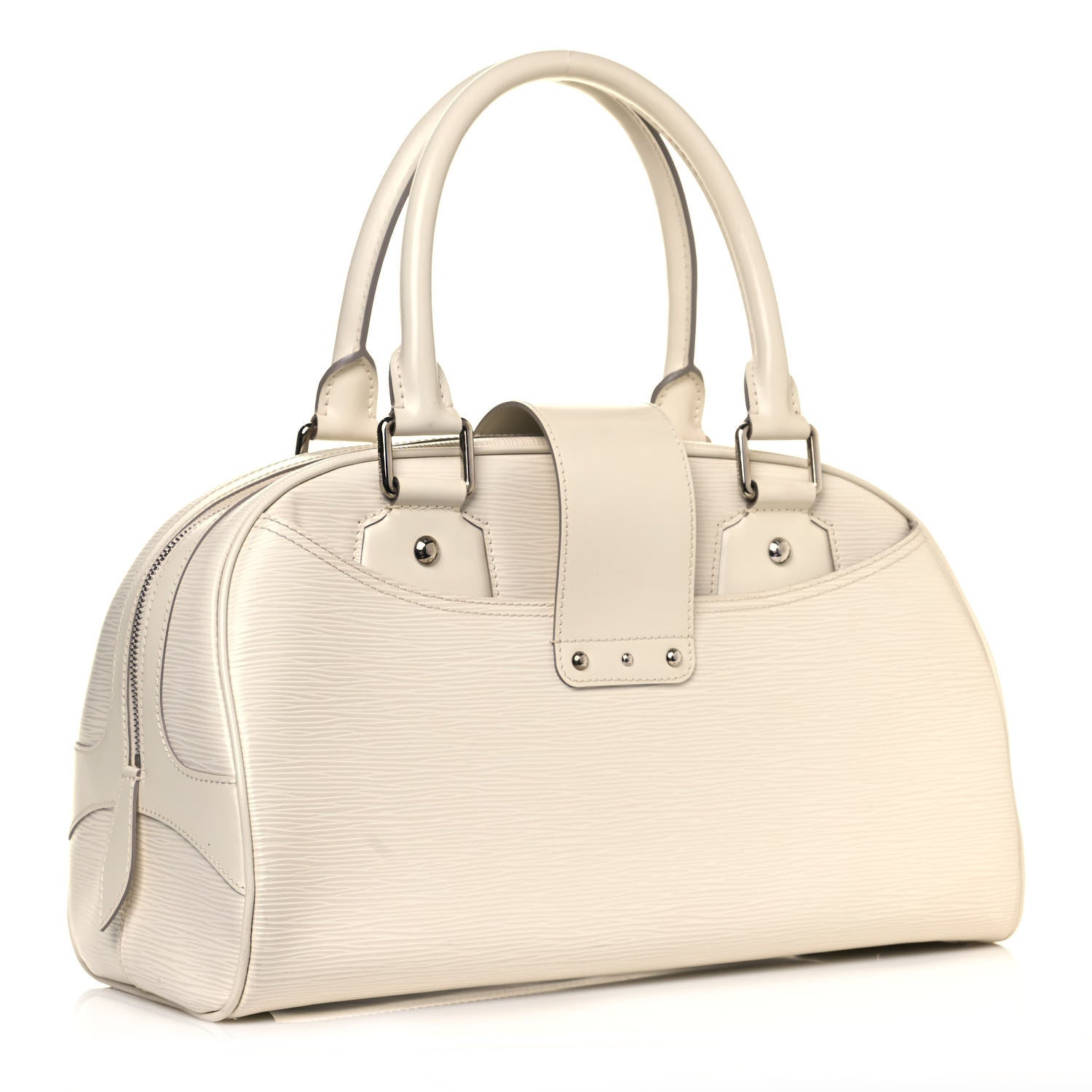 Louis Vuitton Epi Bowling Montaigne GM Ivory 3 of 18