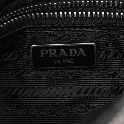 Prada Nylon Tessuto Impuntu Quilted Crossbody Bag Black 6 of 10