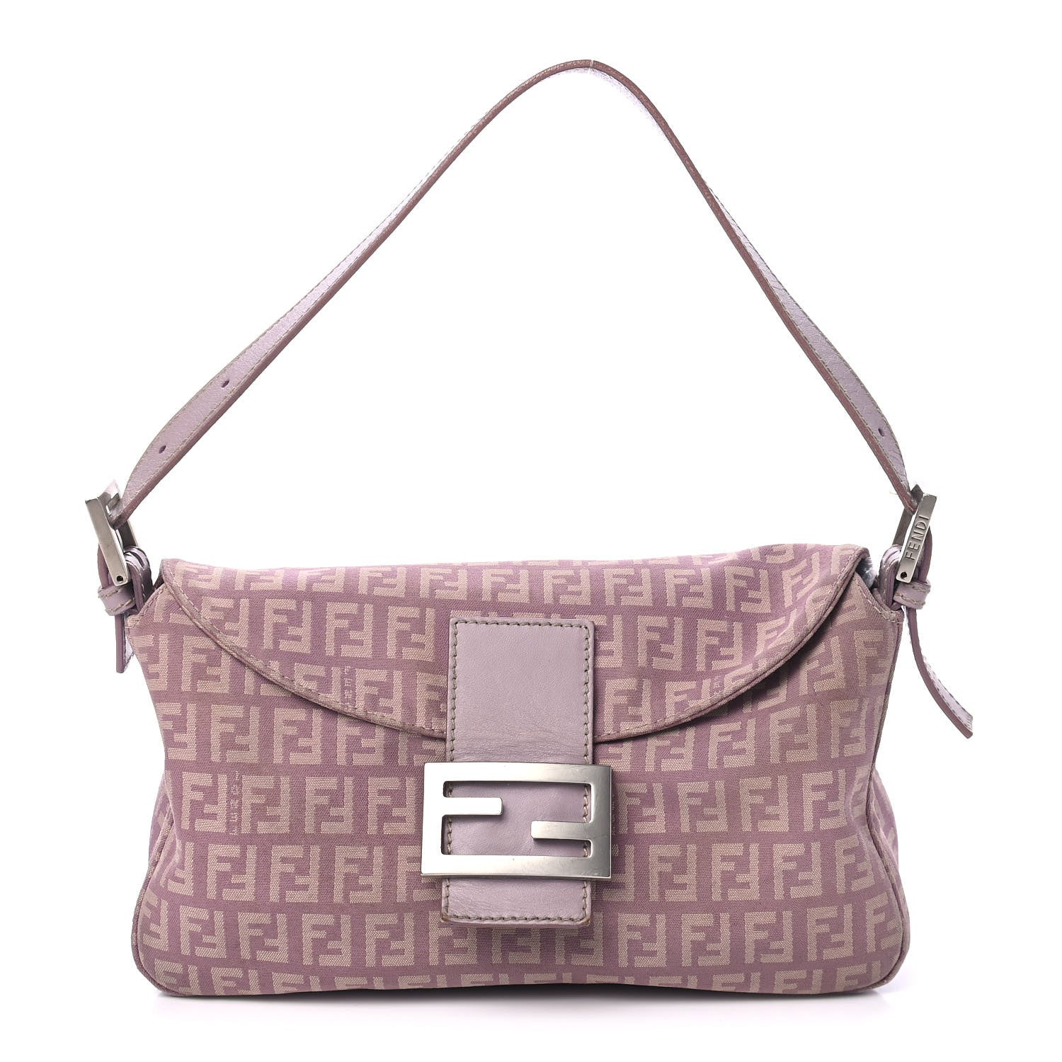 Fendi Zucchino Cuoio Baguette Lilla 1 of 5
