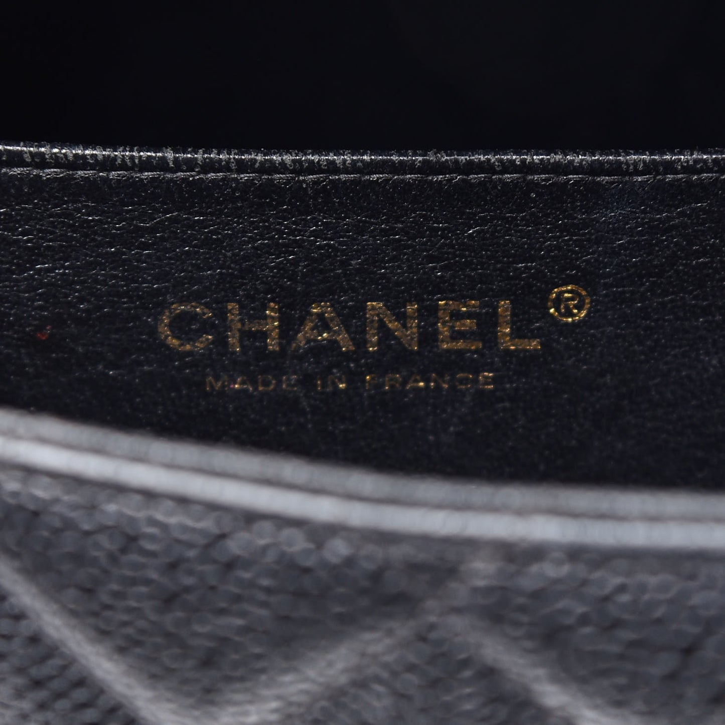 Caviar Quilted Jumbo Single Flap Black