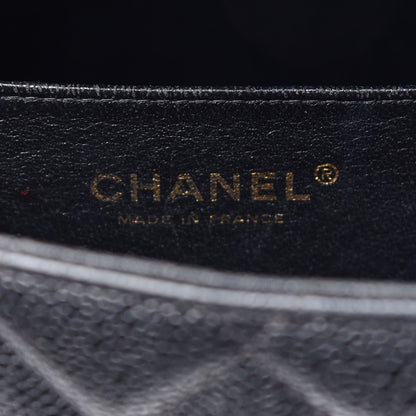 Chanel Caviar Quilted Jumbo Single Flap Black 7 of 15