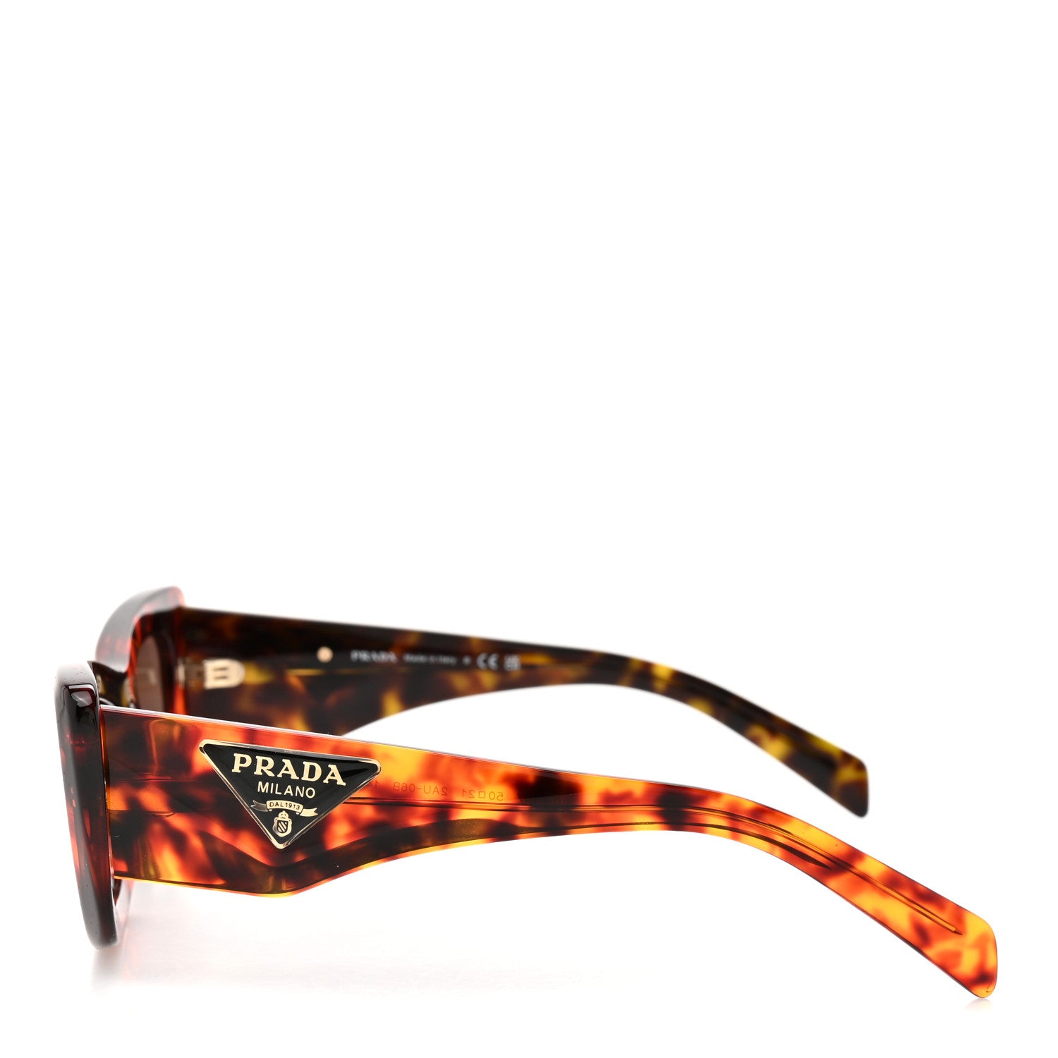 Prada Acetate Symbole Sunglasses SPR 13Z Havana 3 of 8