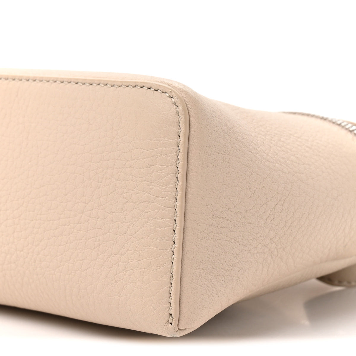 Grained Calfskin L19 Extra Pocket Pouch Light Travertine