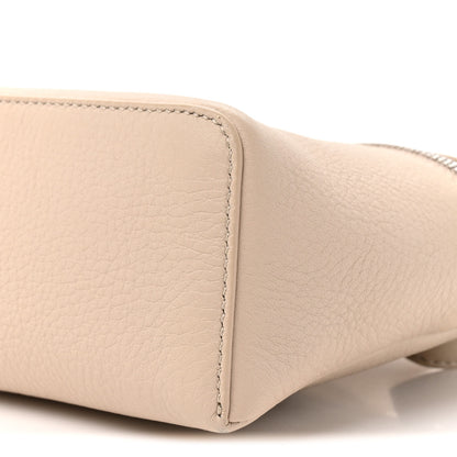 Loro Piana Grained Calfskin L19 Extra Pocket Pouch Light Travertine 8 of 11