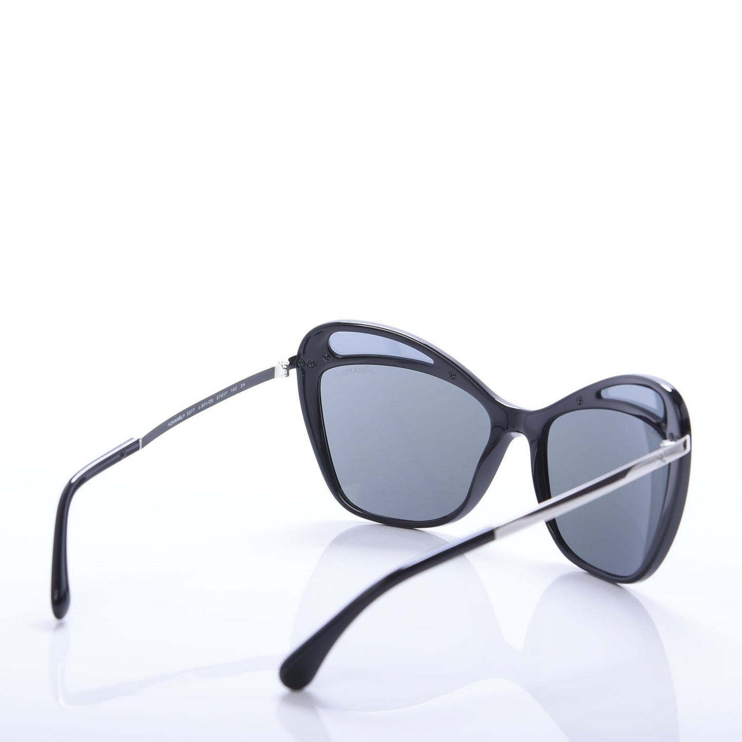 Acetate Butterfly Sunglasses 5377 Black Blue