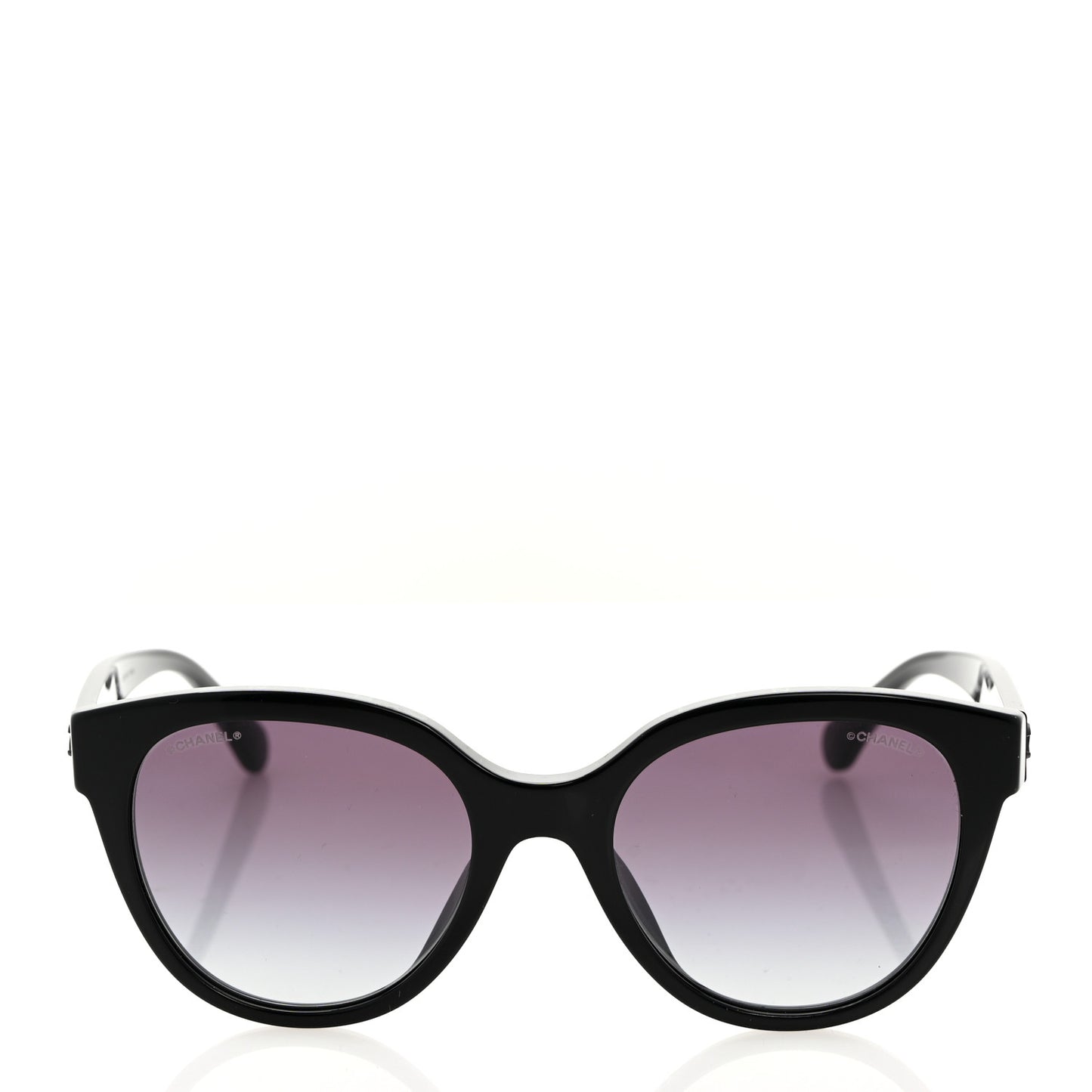 Acetate CC Butterfly Sunglasses 5414-A Black Green