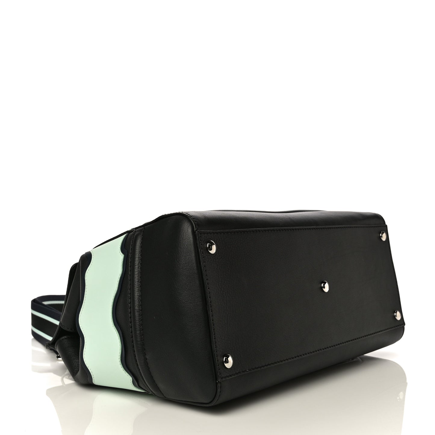 Calfskin Large Palazzo Empire Bag Black Multicolor