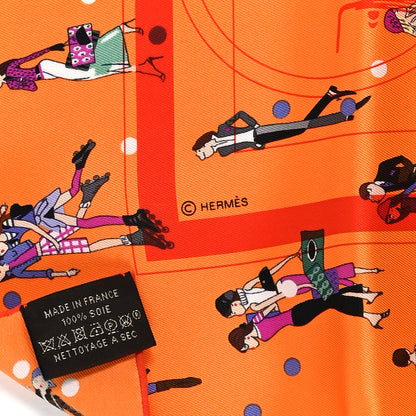 Hermes Silk Ex-Libris les Parisiennes Scarf 70 3 of 3