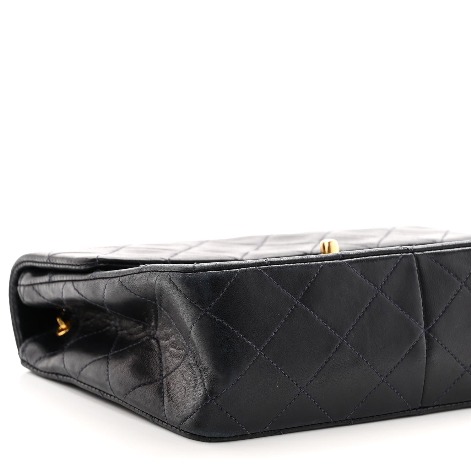 Chanel Lambskin Quilted Mini Square Flap Black 9 of 13