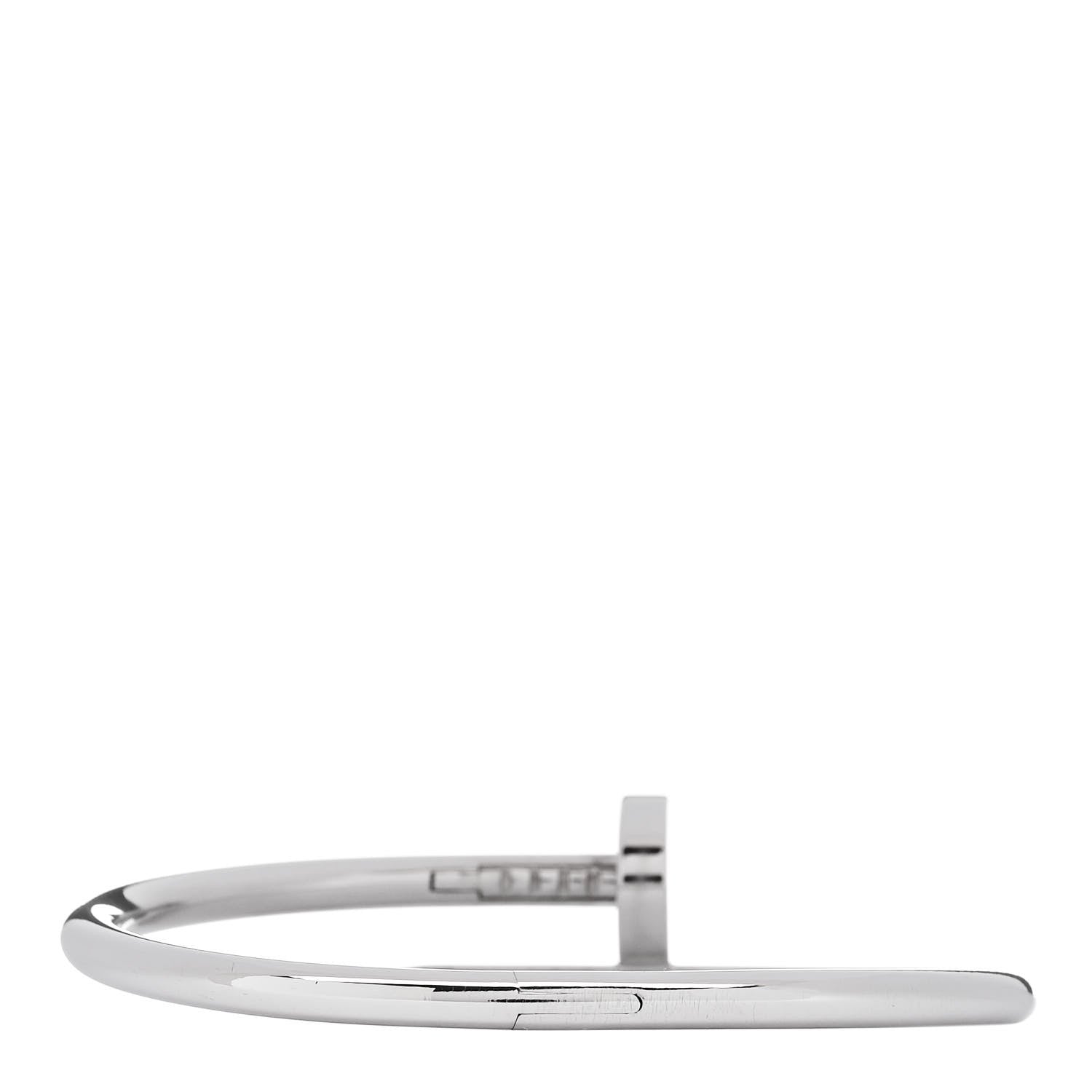 Cartier 18K White Gold Juste Un Clou Bracelet 15 2 of 5