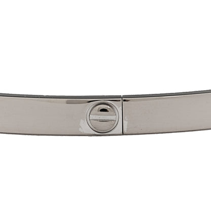 Cartier 18K White Gold 6 Diamond Small LOVE Bracelet 17 6 of 8